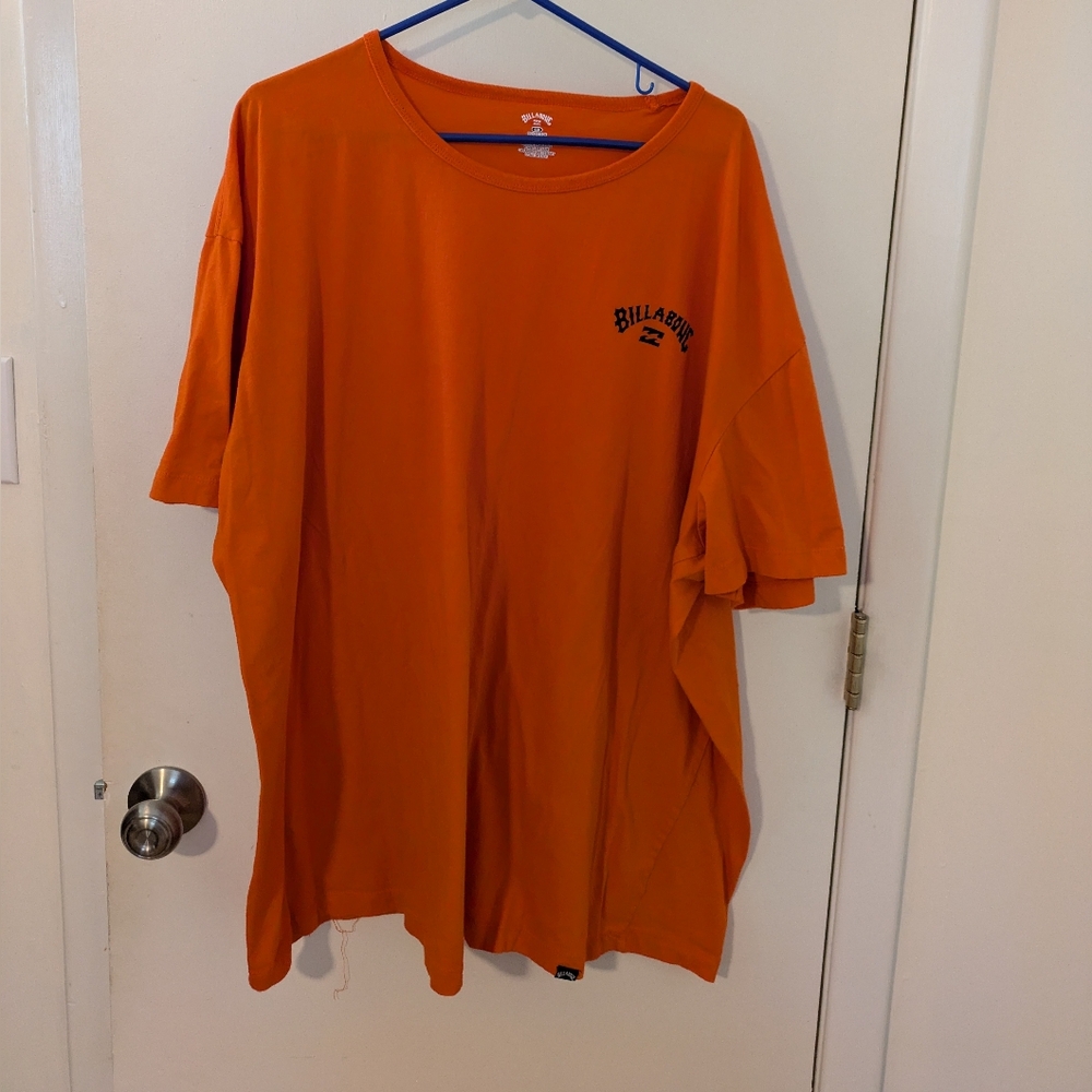 Billabong Orange Men's 4xb Short Sleeve Tee